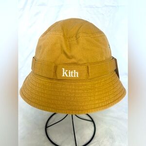 KITH WASHED CLASSIC SERIF BUCKET HAT-Tuscan